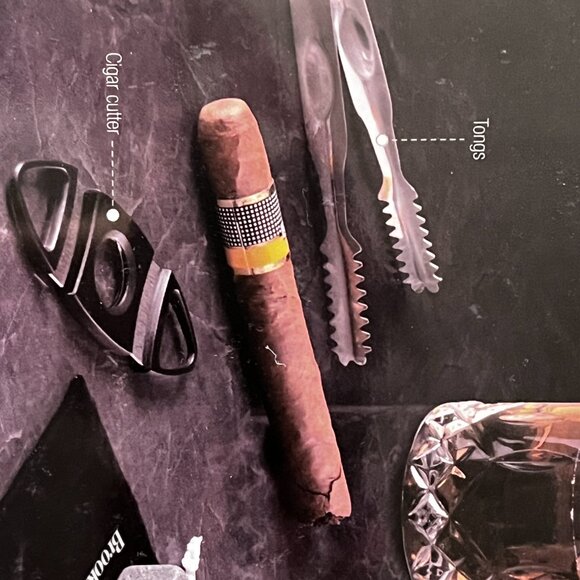 Whisey Gift Set -- (Glasses, Cooling Stones, Tongs) by Brookstone (men/x/NEW) - Picture 9 of 16